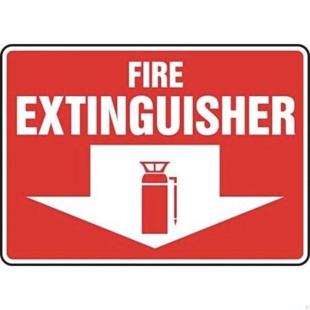 Accuform FIRE SAFETY SIGN 10 X 14 PLASTIC MFXG428VP MFXG428VP